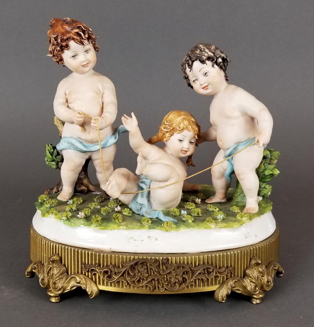 Capodimonte Porcelain Figural Group (1 of 5)