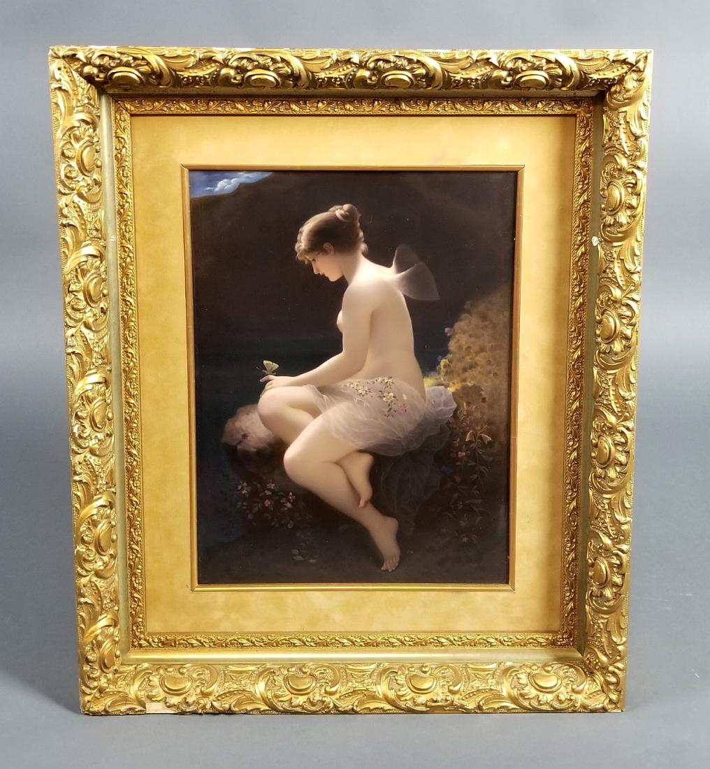 An Exquisite 19th C. KPM Porclain Plaque of Woman (1 of 5)