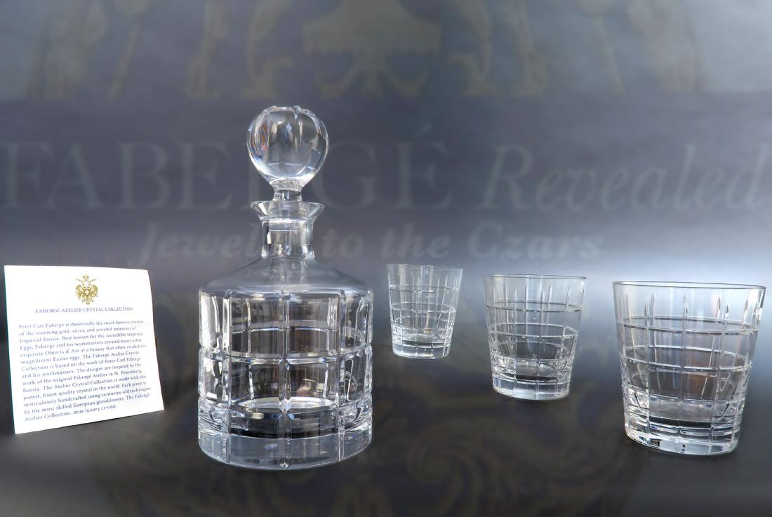 Immaculate Faberge Metropolitan Decanter with 3 Crystal (1 of 6)
