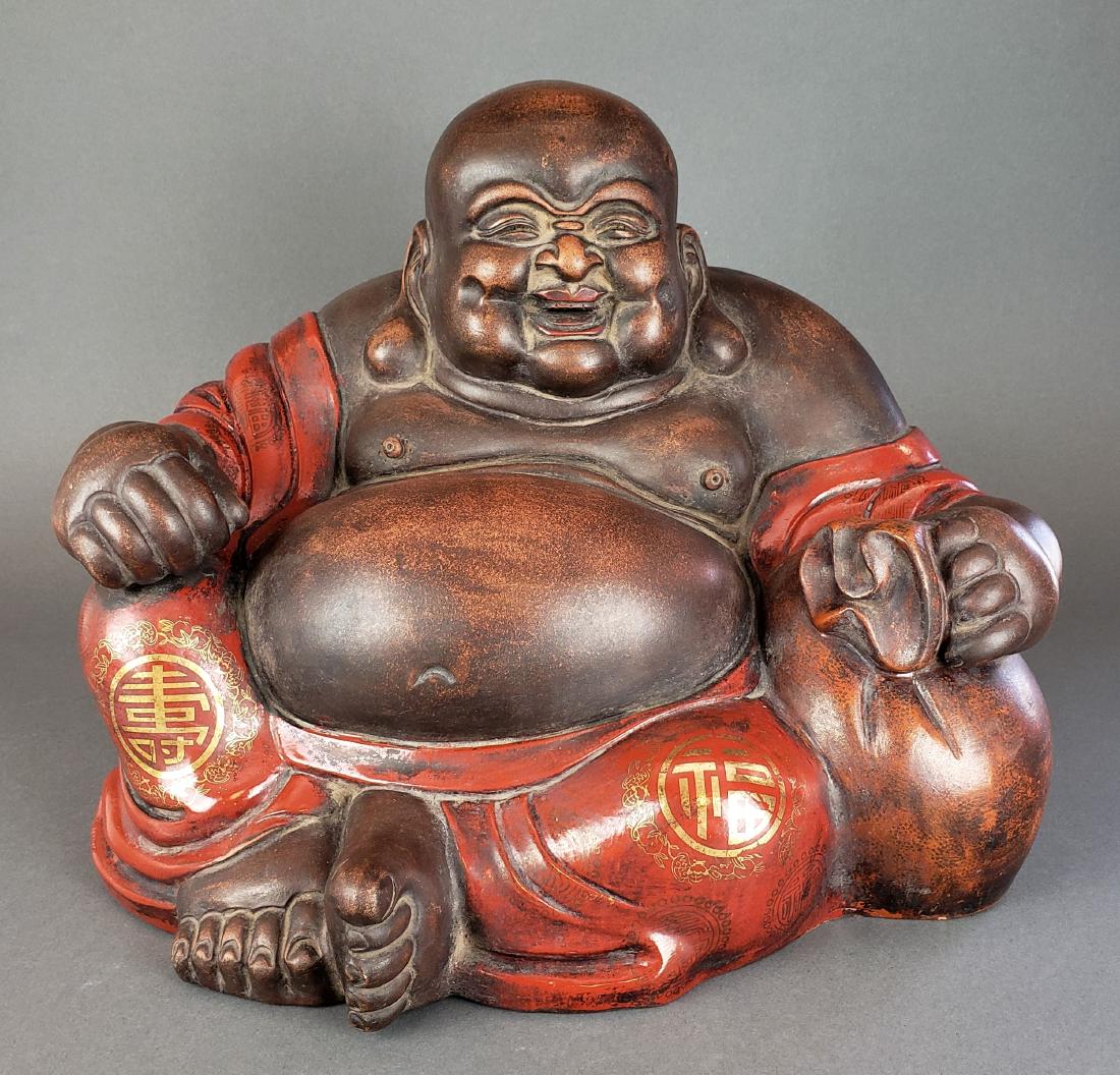 Chinese Seated Figure  of Buddha (1 of 5)