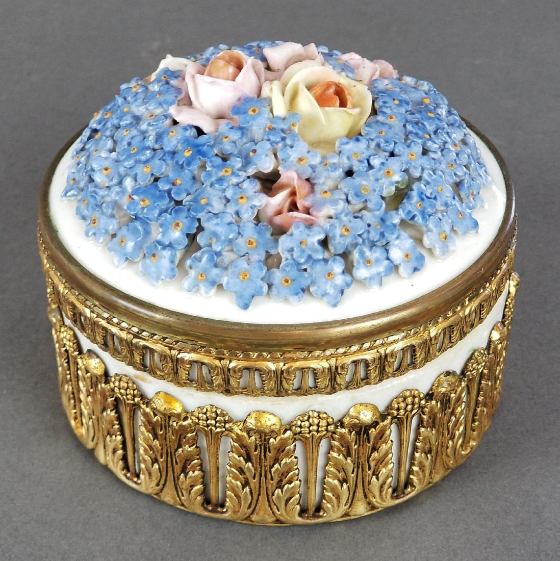 German Porcelain Jewelry Box (1 of 4)