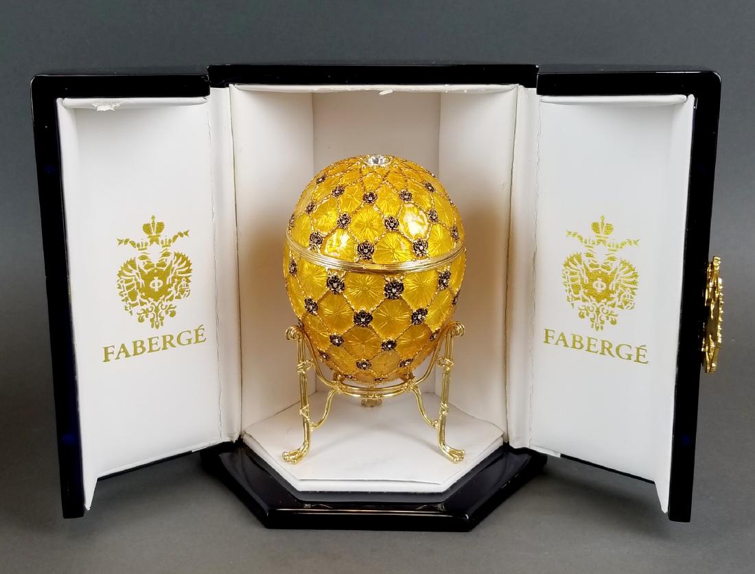 Faberge Authentic Enamel Carriage Egg