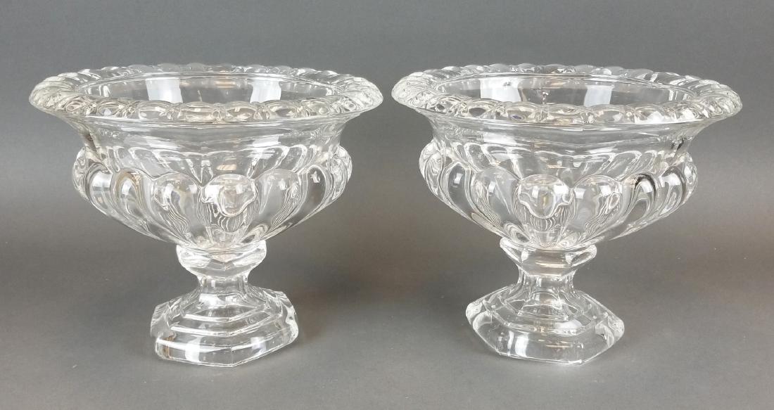 Pair of Large Baccarat Crystal Vases (1 of 3)