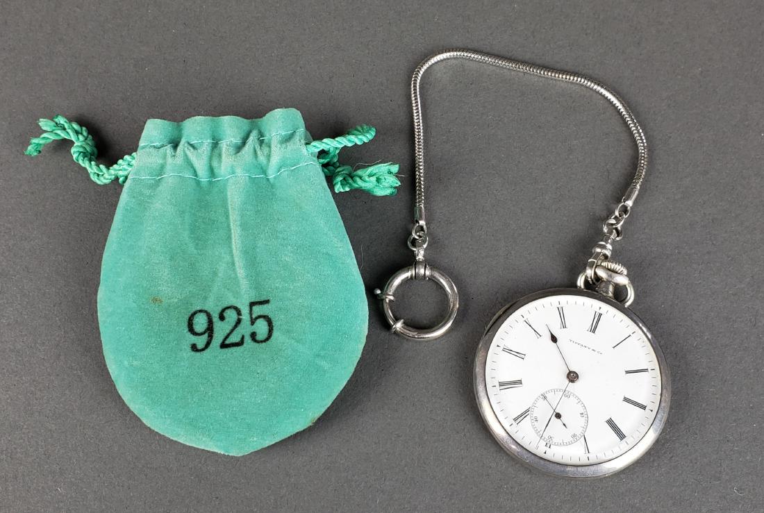 Tiffany and Co. 925 Sterling Silver Pocket Watch