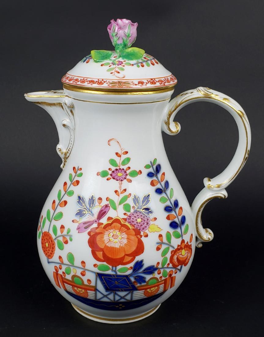 19th C. Rare Meissen Porcelain Orieantal Design Teapot (1 of 6)