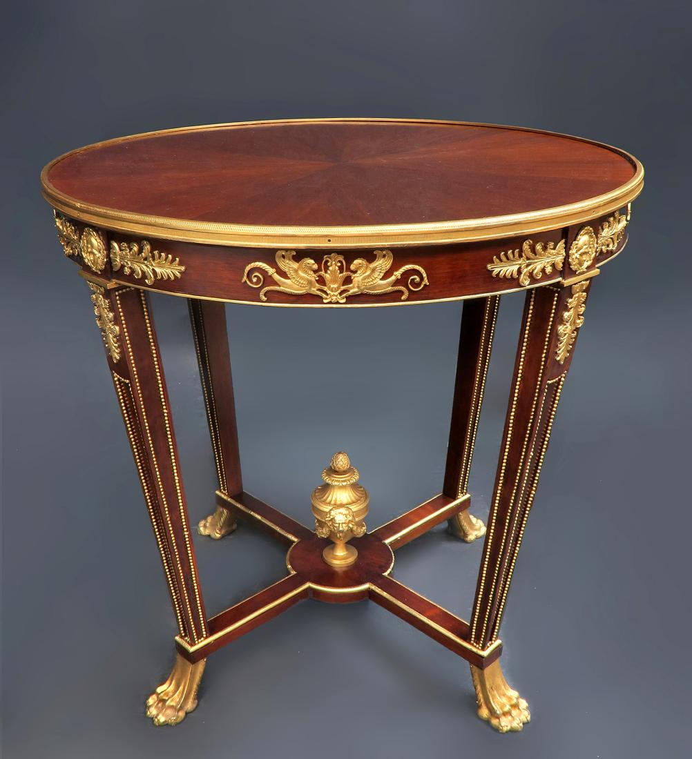 Magnificent French Empire Occasional Table. 19th C (1 of 1)