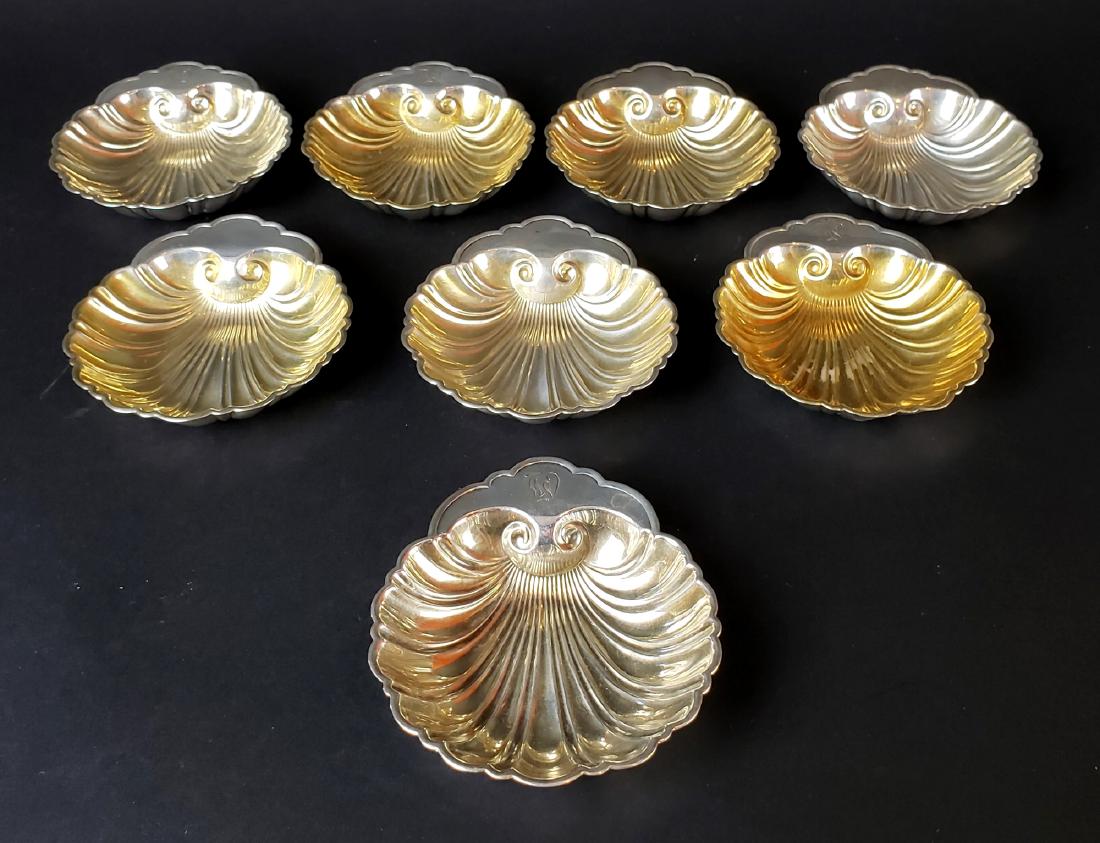 8 Pc. Cartier Sterling Silver Nut Dishes (1 of 4)