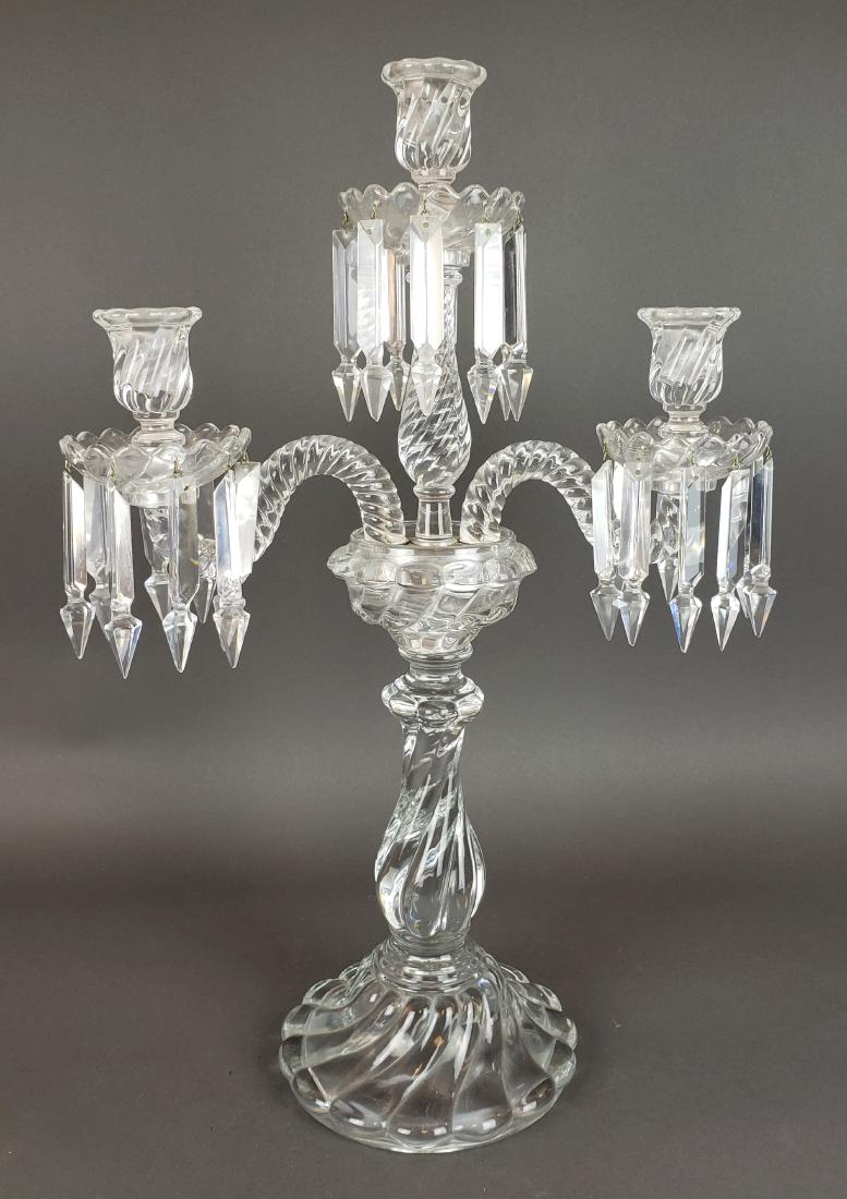 Baccarat Crystal Candelabra, 19th C. (1 of 4)