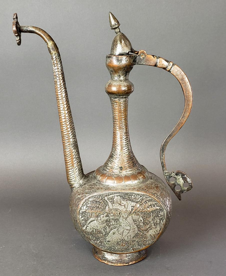 Antique Persian Hand Engraved Teapot (1 of 5)