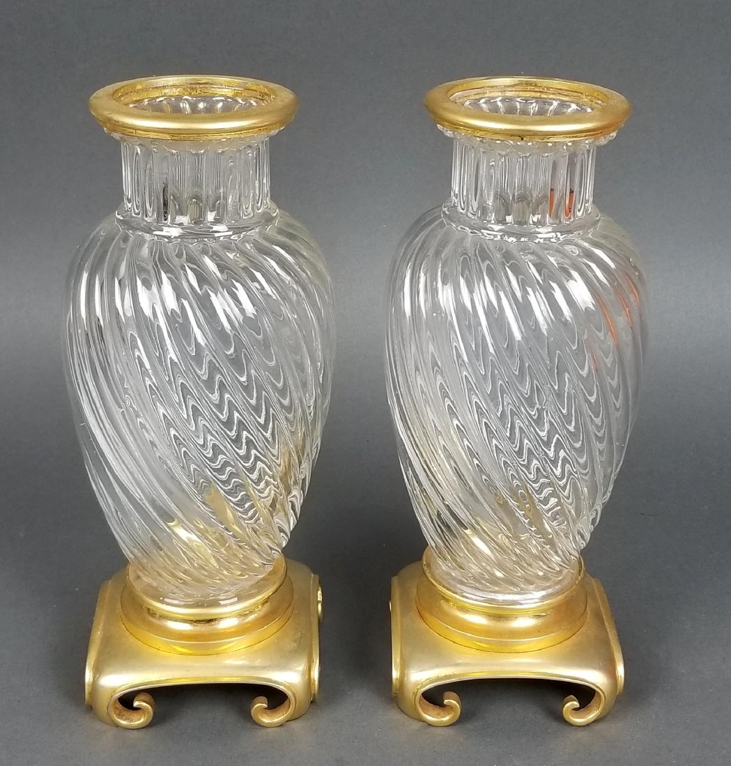 Pair of Baccarat Vases (1 of 3)