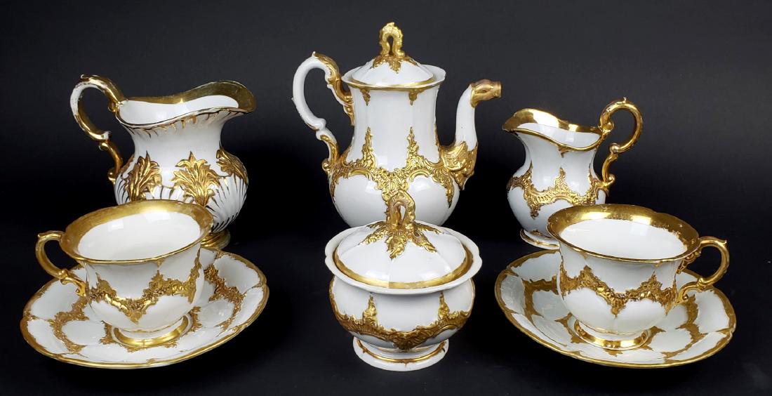 19th C. 8 Pc. Meissen Porcelain Teaset (1 of 5)
