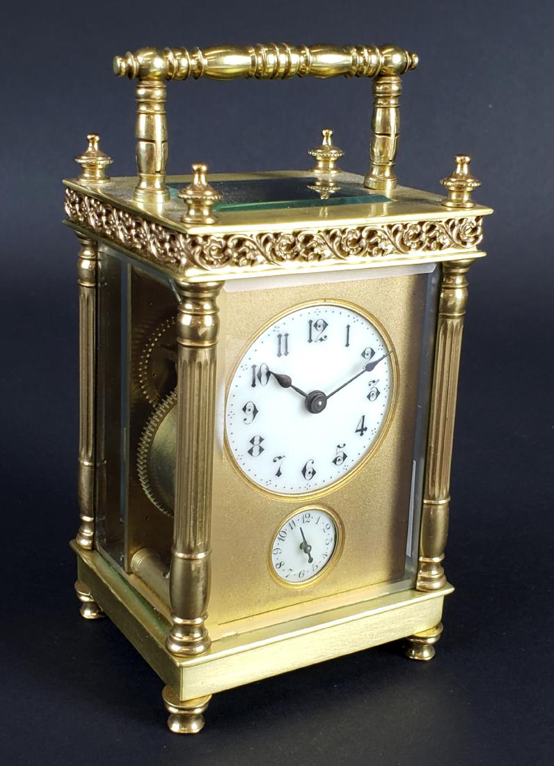 19th C. French Brass Carriage Clock (1 of 5)
