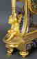 Exquisite French Champleve Enamel & Bronze Clockset, - 7