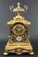 Late 19th C. 3 Pc. French Gilt Bronze and Enamel Louis - 2
