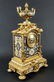 Late 19th C. 3 Pc. French Gilt Bronze and Enamel Louis - 3
