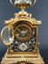 Late 19th C. 3 Pc. French Gilt Bronze and Enamel Louis - 4