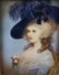 19th C. Hand Painted Framed Miniature Portrait of a - 2