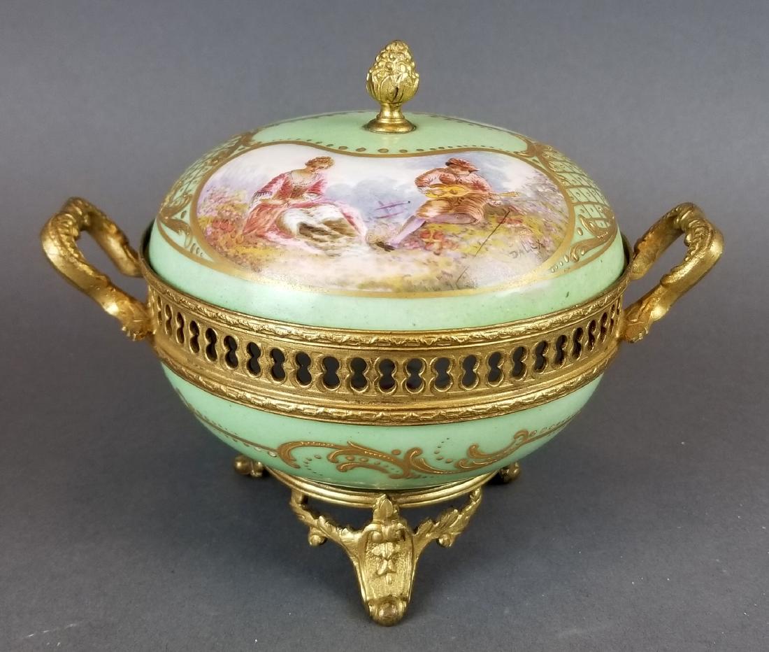 19th C. French Sevres & Bronze Box (1 of 6)