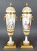 Pair of French Sevres Porcelain & Bronze Vases