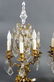 Pair of 19th C. Bronze and Crystal Candelabra Lamps - 2