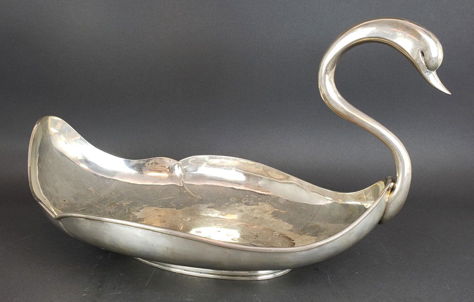 Sterling Silver Swan Figural Platter (1 of 3)