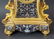 Exquisite French Champleve Enamel & Bronze Clockset, - 5