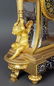 Exquisite French Champleve Enamel & Bronze Clockset, - 7