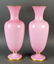 Large Pair of Baccarat Opaline Vases - 6