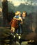 19th C Large Oil On Canvas Painting by John Edmund - 2