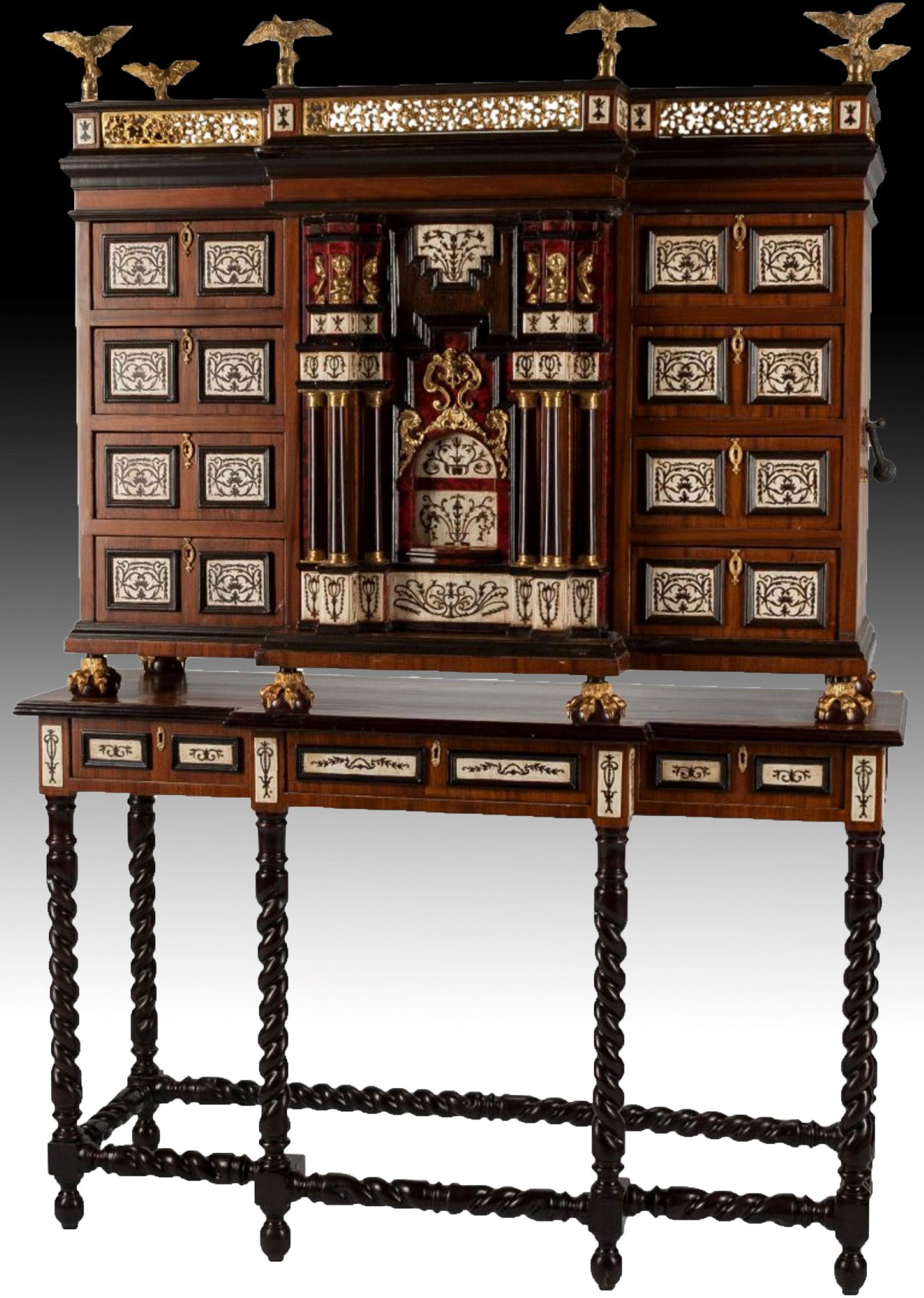 A Spanish-Style Vargueno Desk on Stand (1 of 3)