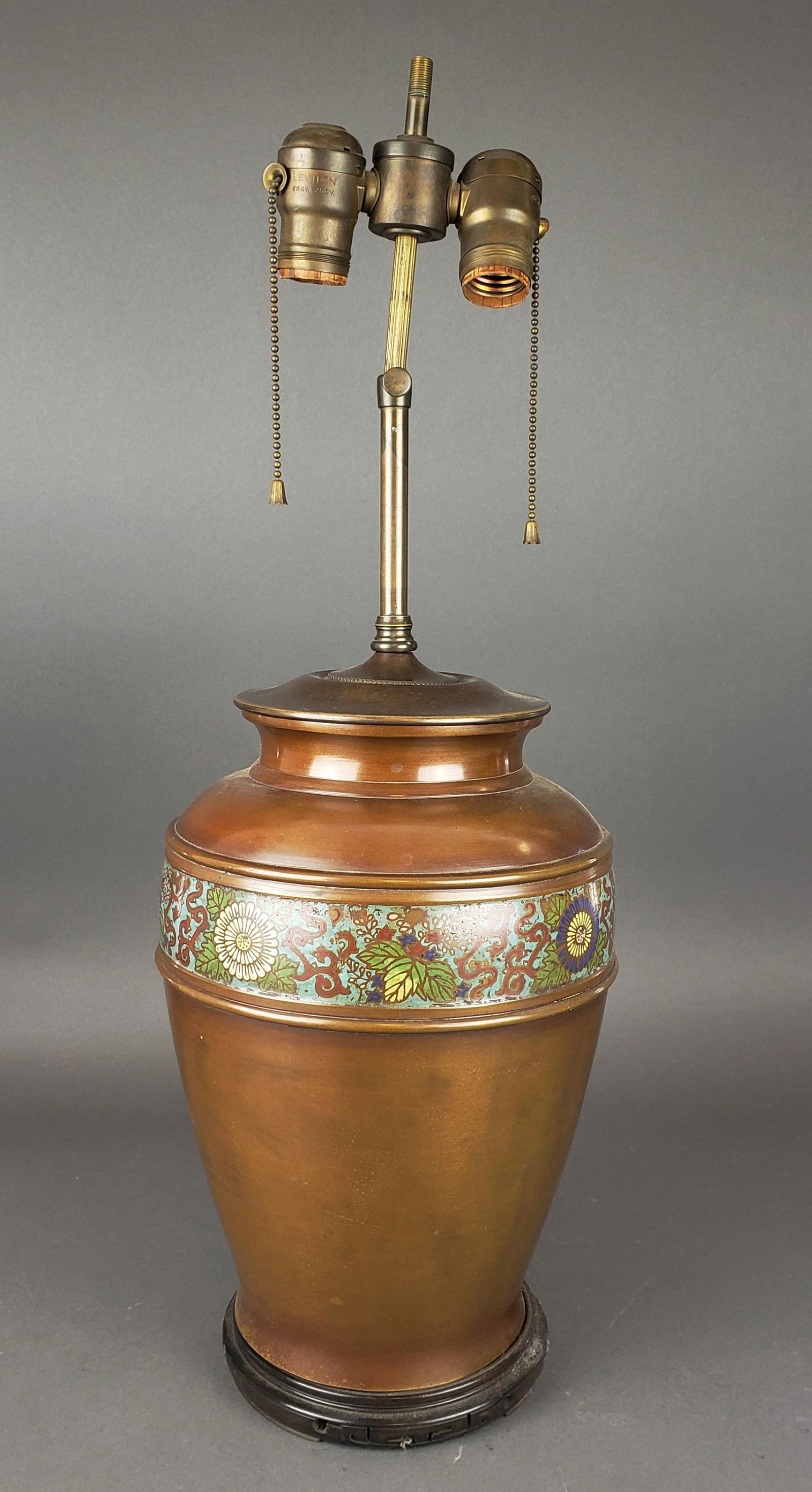 Chinese Cloisonne Lamp (1 of 3)