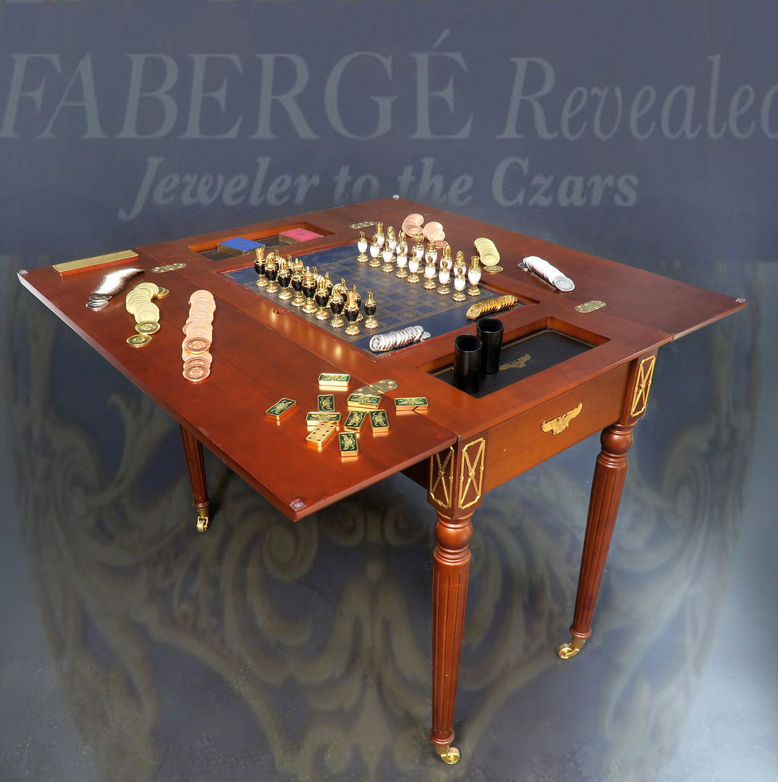 House of Faberge Imperial 5 in 1 Game Table Limited (1 of 9)