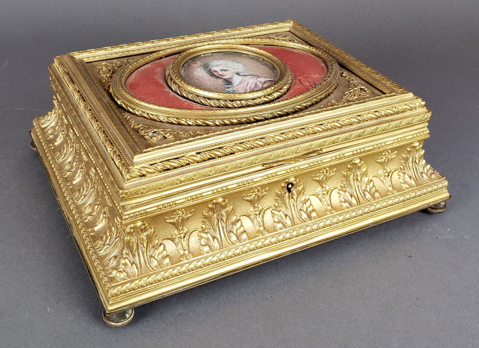 19th C. French Bronze Jewelry Box (1 of 3)