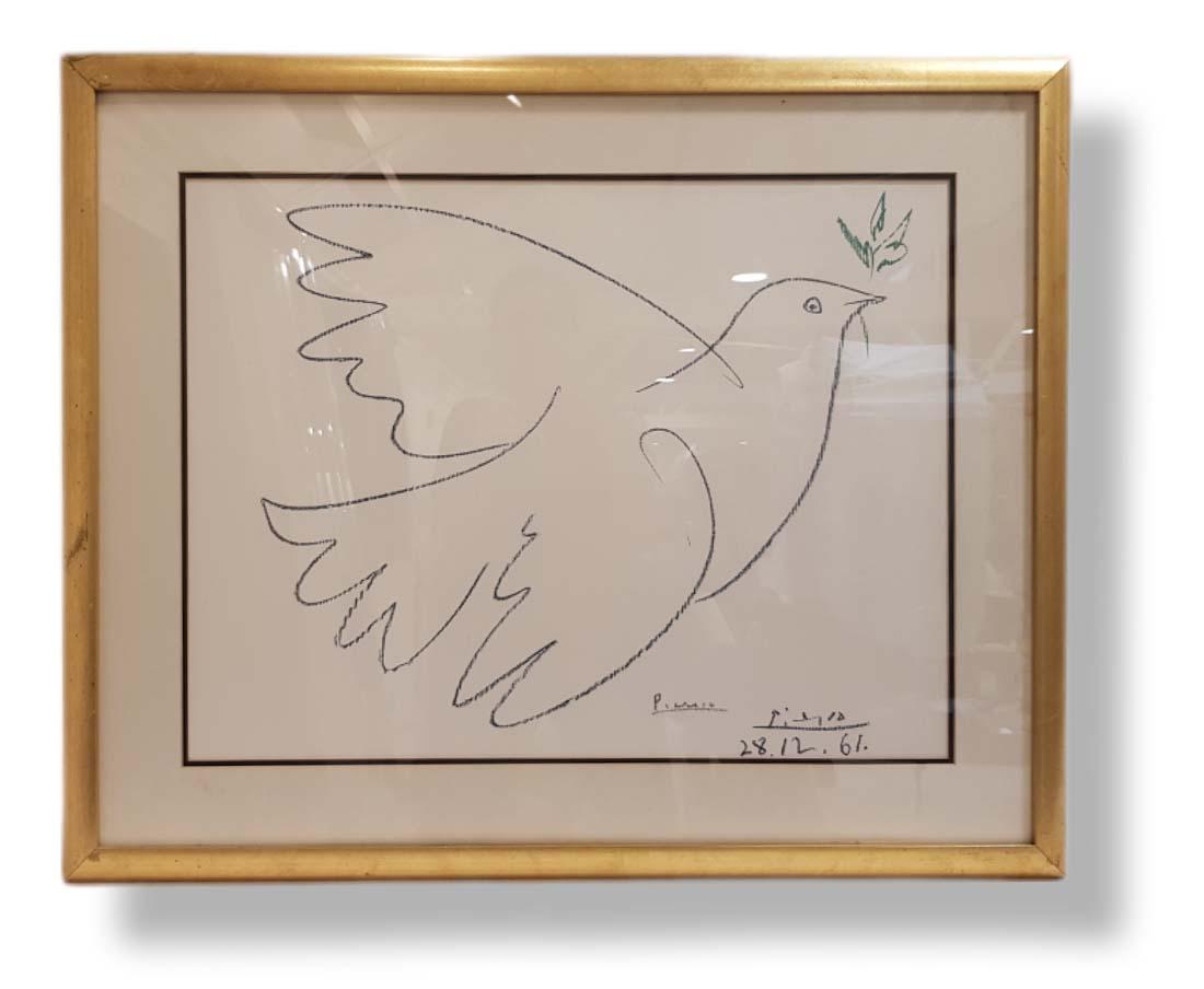 Pablo Picasso's  'Dove of Peace'  1961 (1 of 5)