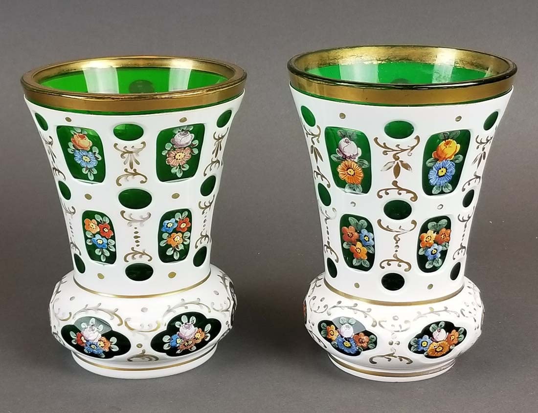 Pair of Bohemian Vases (1 of 4)
