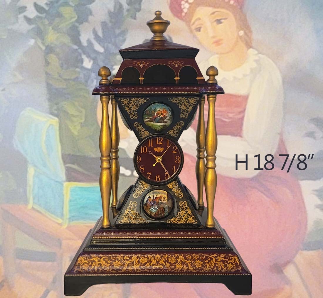 Russian Imperial Mantle Clock (1 of 10)