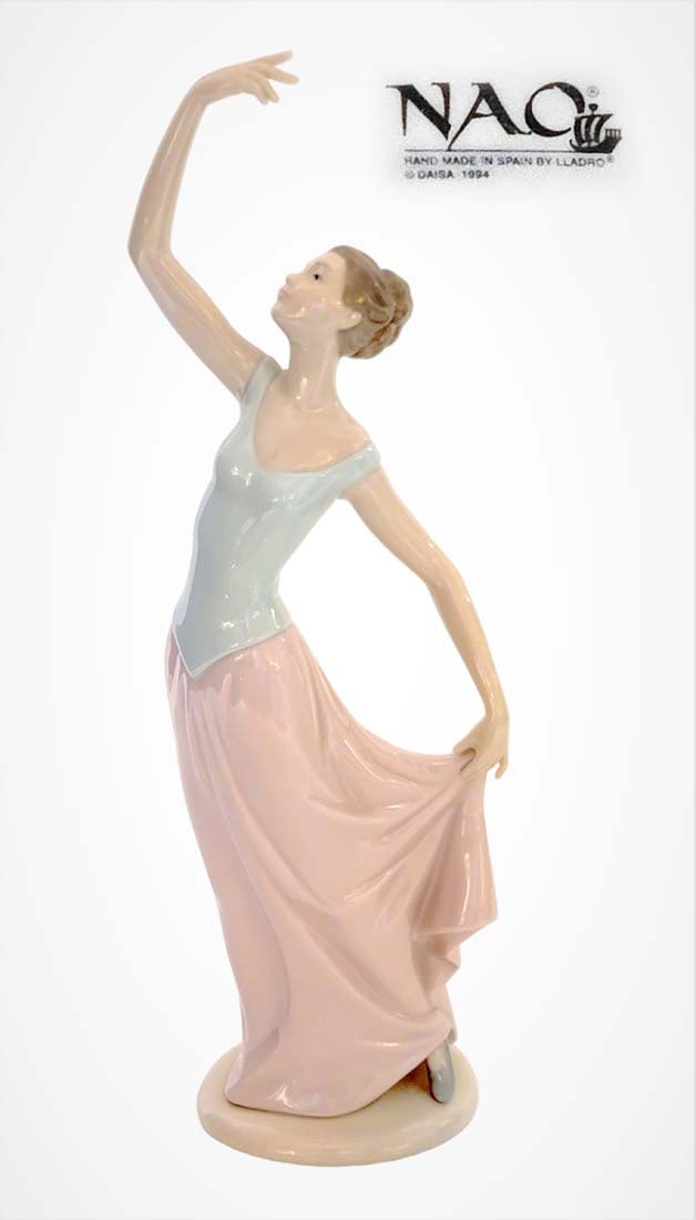 1994 Vintage Nao By LLADRO Handmade Porcelain sculpture, ' The Dance Is Over ' (1 of 6)