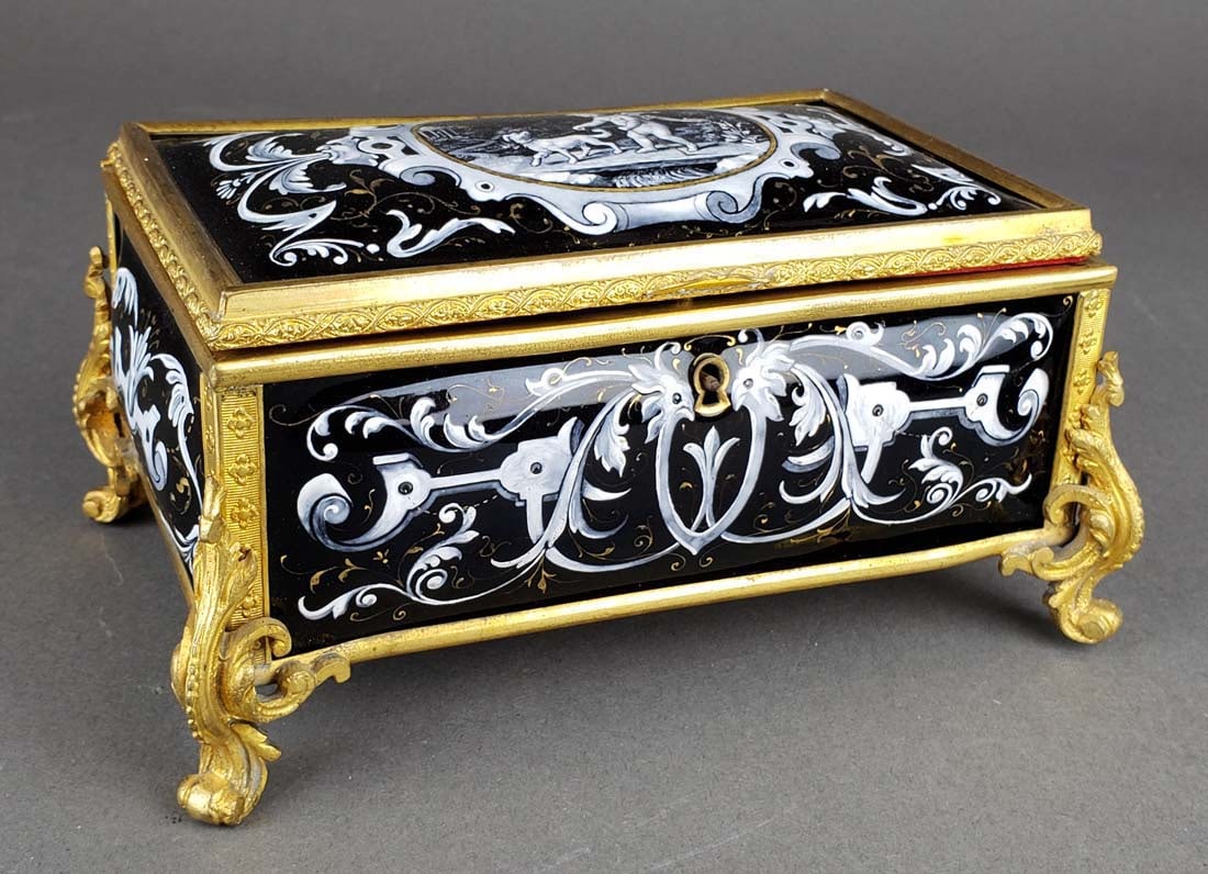 French Enamel Jewelry Box (1 of 5)