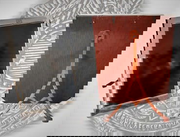 Large Sterling Silver Photo Frame, Republica Federativa Do Brasil 15 Novembro De 1889