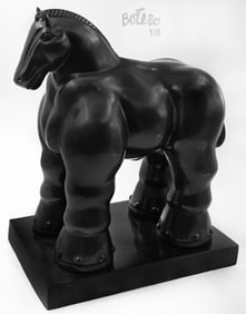 Fernando Botero "Horse" Bronze Sculpture, Singed & Numbered