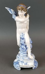 Royal Vienna Austrian Porcelain Large Figure of Angel