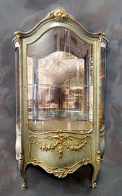 19th C. Large French Vitrine