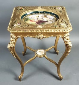 19th C. Royal Vienna Porcelain Inset Porcelain Plaques