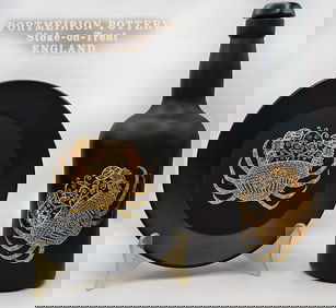 Stoke-On-Trent England, Portmeirion Pottery Custom Zodiac Decanter Set