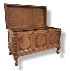 Large Vintage Wooden Box Table