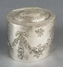 German Silver Till Box