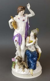 19th C. KPM Large Porcelain Figural Group