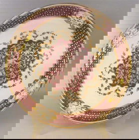 19th C. French Hand Painted Cupid With Fine Enameling