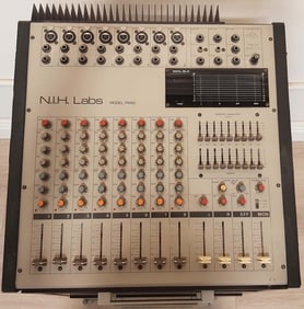 Rare Vintage Mixer N.I.H With JBL TR Series TR125 Speakers