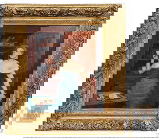 19th C. Oil On Canvas Painting By L. Van De Velde